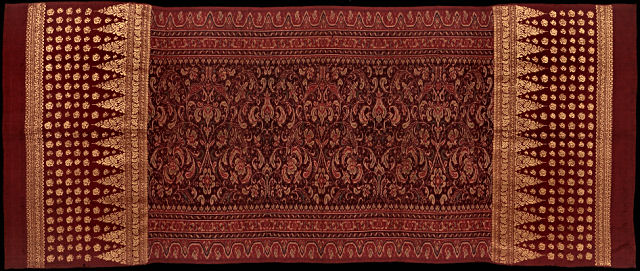 Kain limar fro Bangka, silk ikat